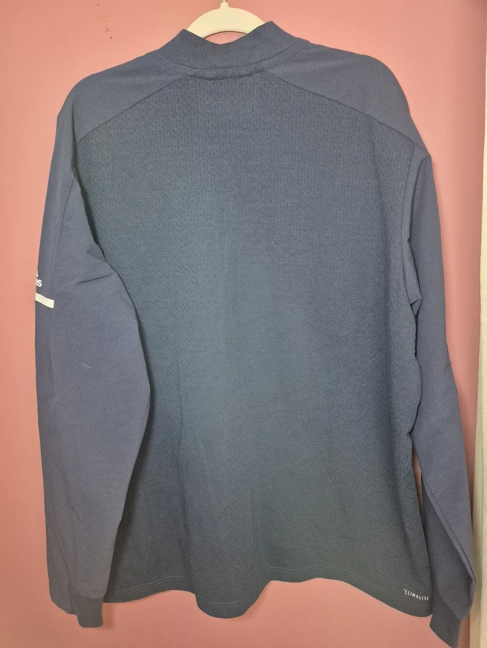 Adidas Men's Team Squad Bomber Jacket - Navy Blue - Size 2XL